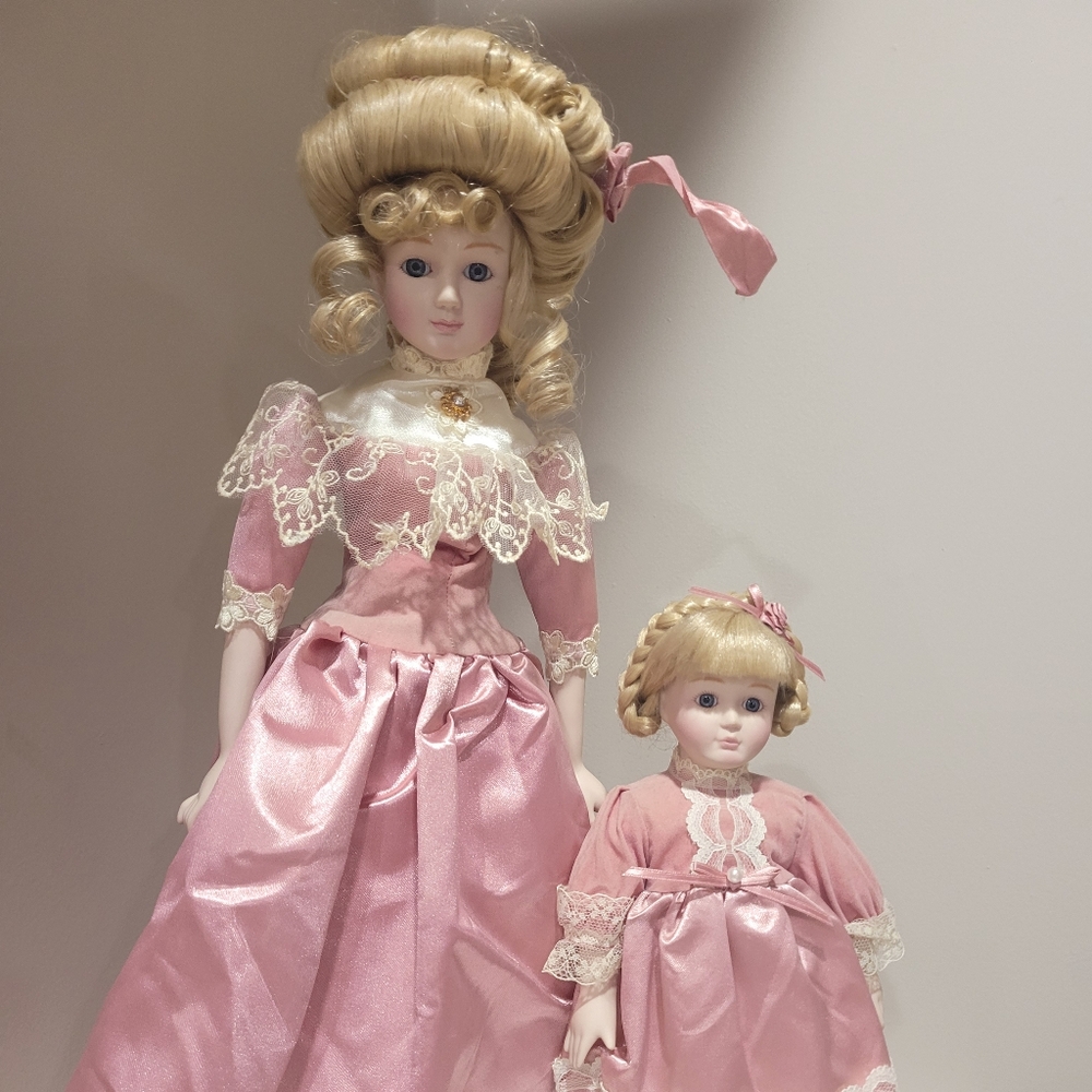 Victorian porcelain dolls